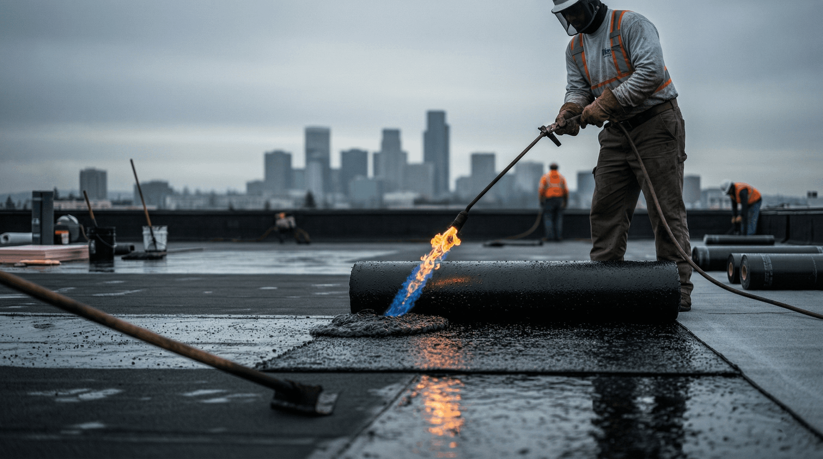 Commercial roofing lead generation — commercial roofing project showing the type of work that generates inbound leads
